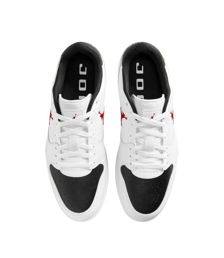 Baskets Air Jordan Court Connect Homme Blanc Rouge Noir Nike