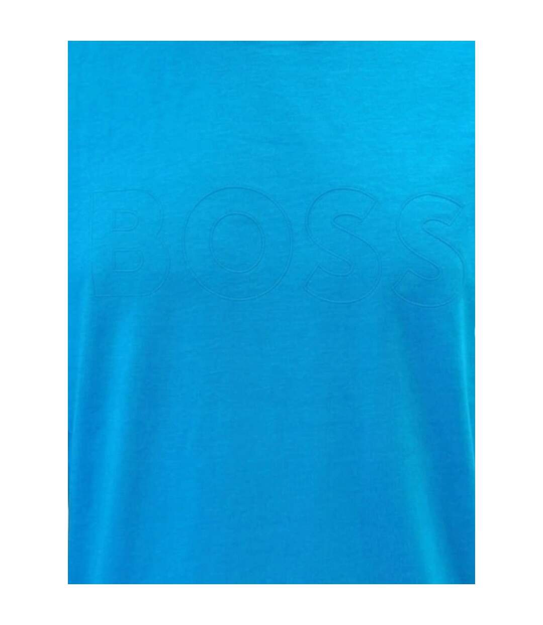 T-shirt Motif/style Logo Homme Bleu Boss-3