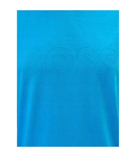 T-shirt Motif/style Logo Homme Bleu Boss