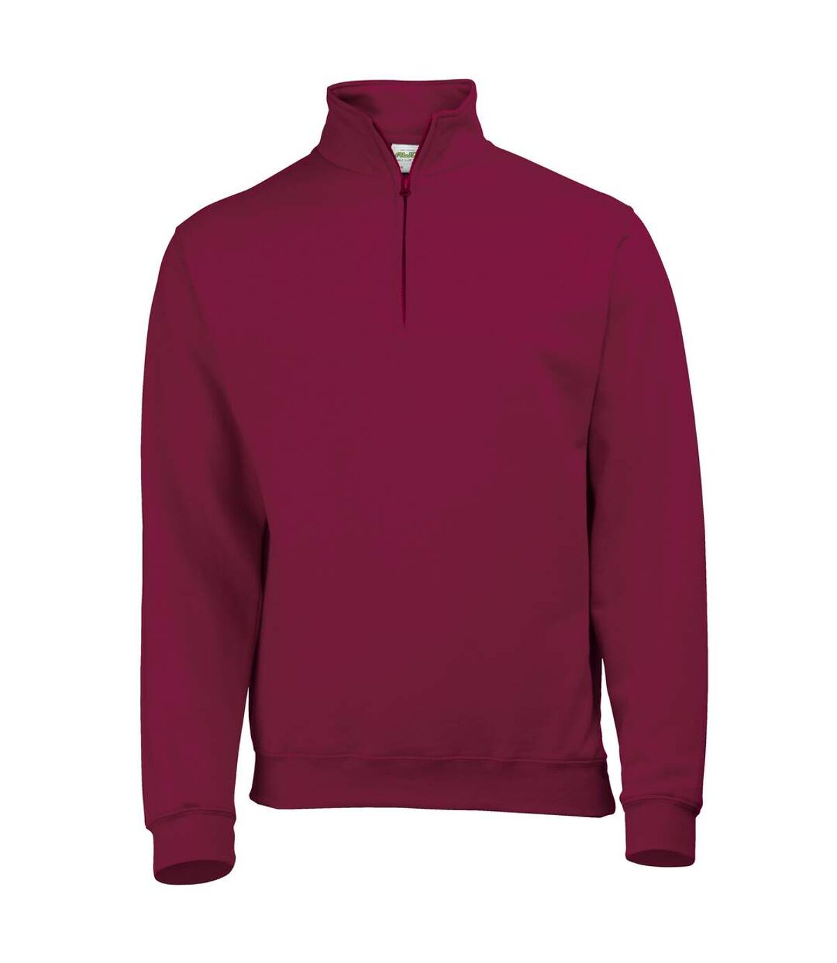 Awdis Mens Plain Sophomore ¼ Zip Sweatshirt (Burgundy)
