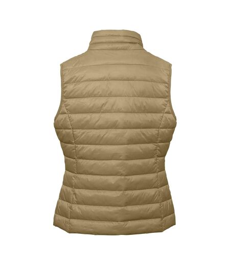 Womens/ladies terrain sleeveless padded gilet khaki 2786