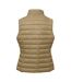 Womens/ladies terrain sleeveless padded gilet khaki 2786