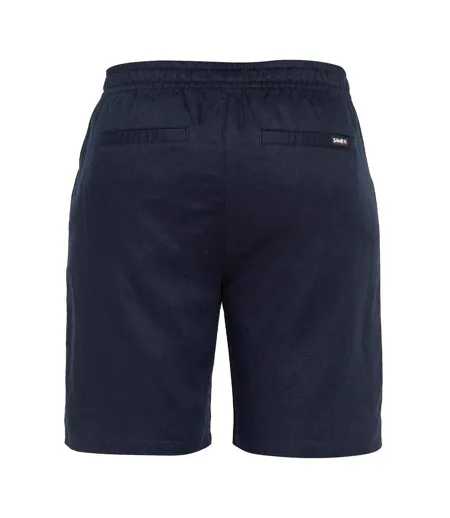 Short marine homme schott lin shine