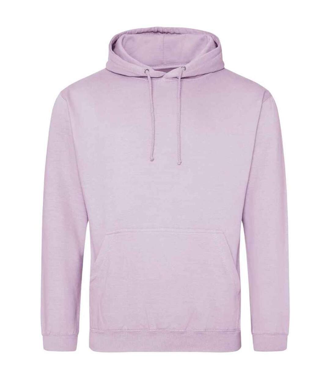 Unisex adult college hoodie lilac Awdis-1