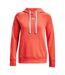 Sweat À Capuche Rival Hb Femme Orange Under Armour-1