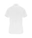 Womens/ladies Monzha Short-sleeved Sports Polo Shirt White Roly-2