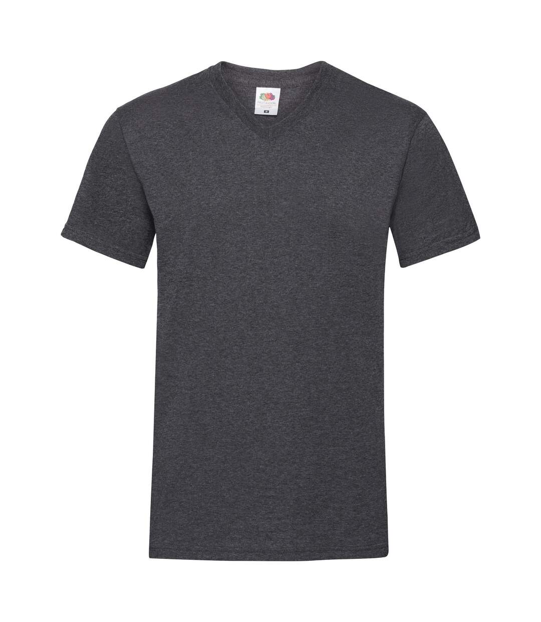 T-shirt à manches courtes homme gris foncé chiné Fruit of the Loom