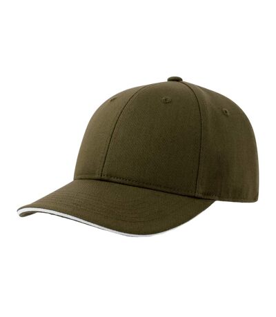 Casquette liberty sandwich adulte vert sombre / blanc Atlantis