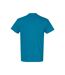 Mens Heavy Cotton T-shirt Antique Sapphire Gildan-2