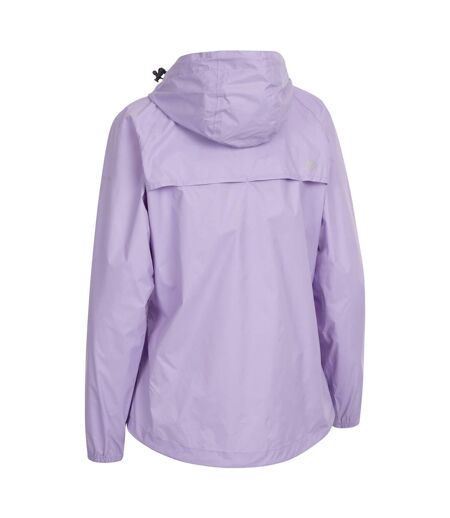 Veste imperméable qikpac femme bleu lavande Trespass Trespass