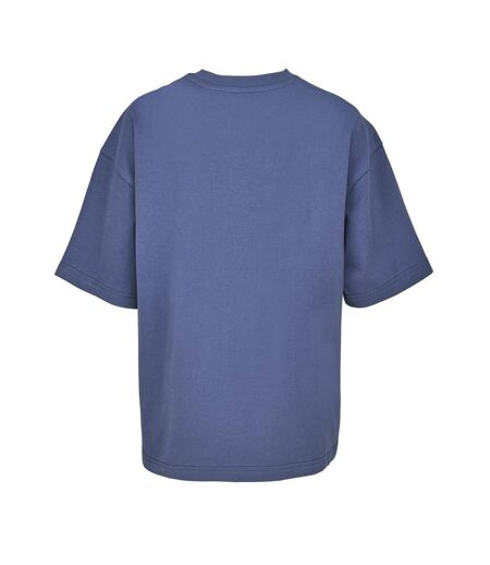 Womens/ladies Organic Boxy Oversized T-shirt Denim SOLS