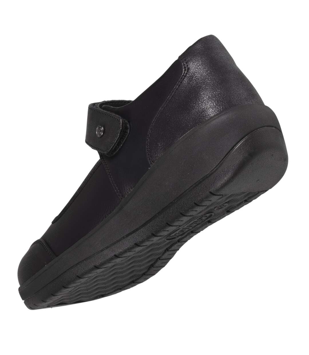 Isotoner Ballerines femme à scratch, ultra confort-5