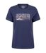 T-shirt Régulier Femme  Explore Coton Anti-uv Bleu Marine Mountain Warehouse-1