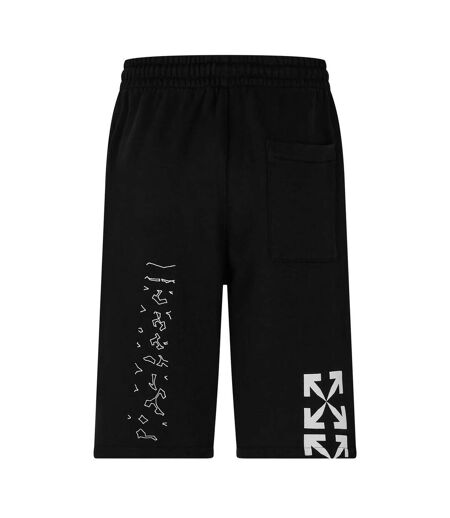 Short de jogging figure of speech skate homme noir / blanc Off White