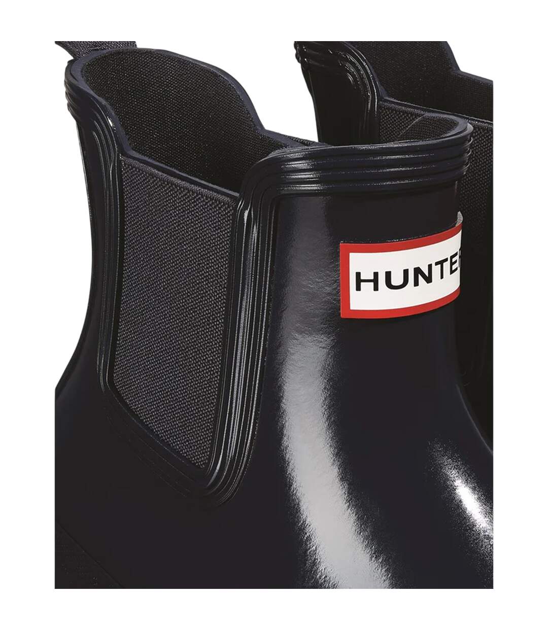 Bottines Chelsea Motif Brillant Original Femme Bleu Marine Hunter-4