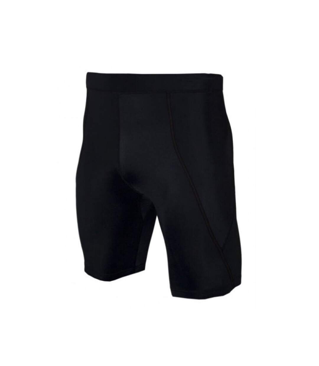 Short thermique homme noir Carta Sport-1