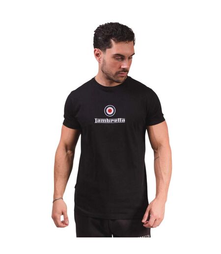 T-shirt Motif/style Logo Homme Noir Lambretta