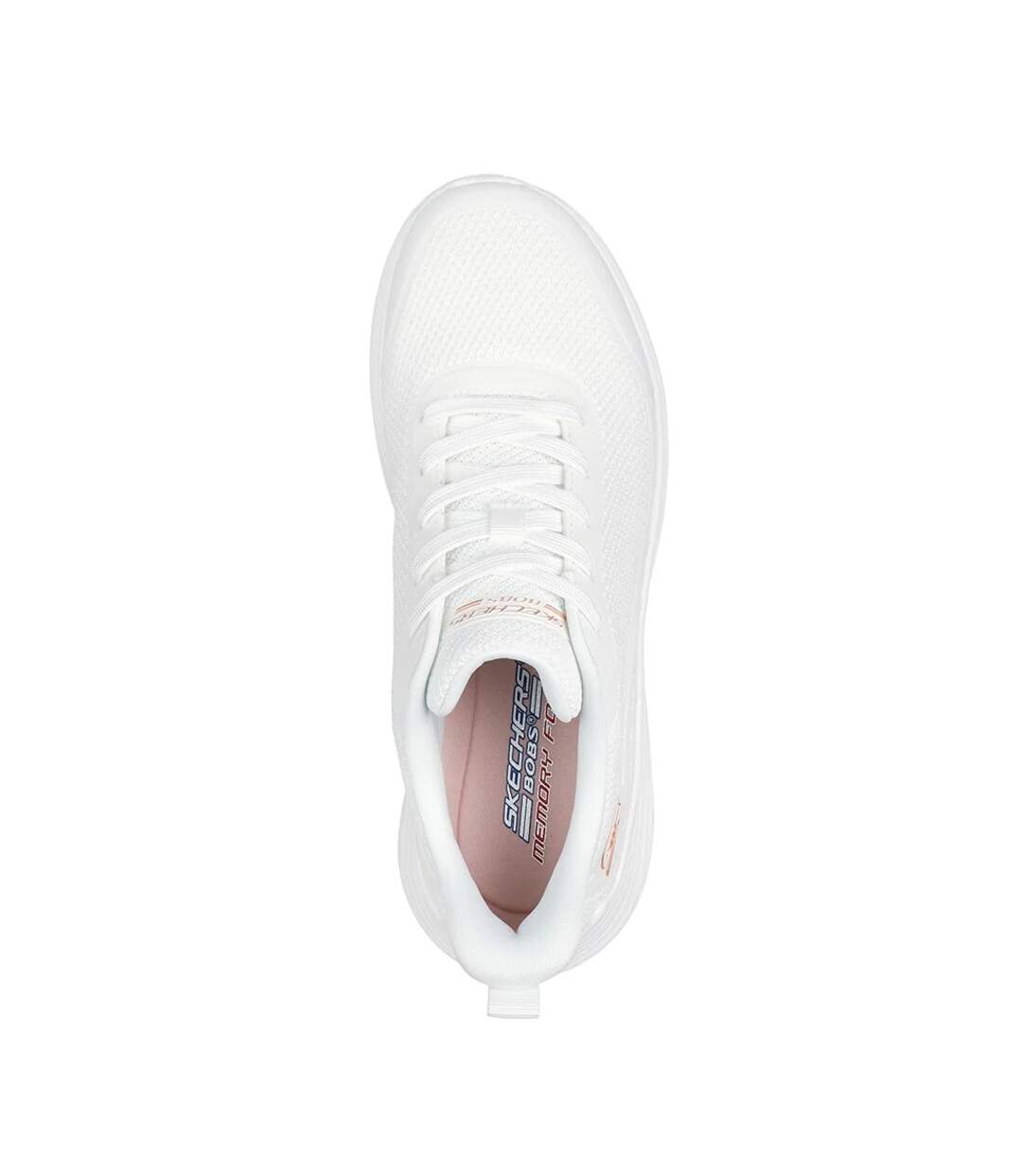 Womens/ladies bobs squad waves still wading trainers white Skechers-2