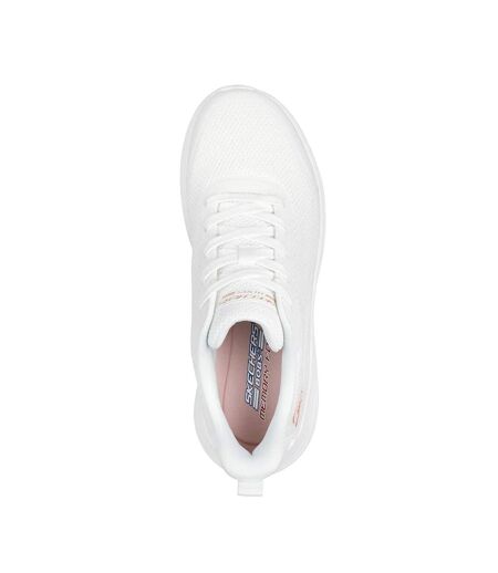 Womens/ladies bobs squad waves still wading trainers white Skechers