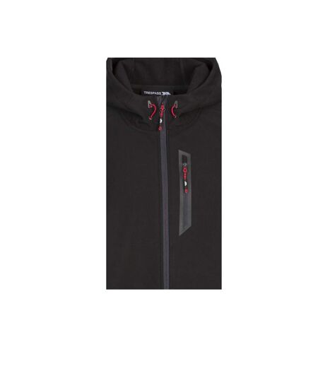 Mens marlon soft shell jacket black Trespass