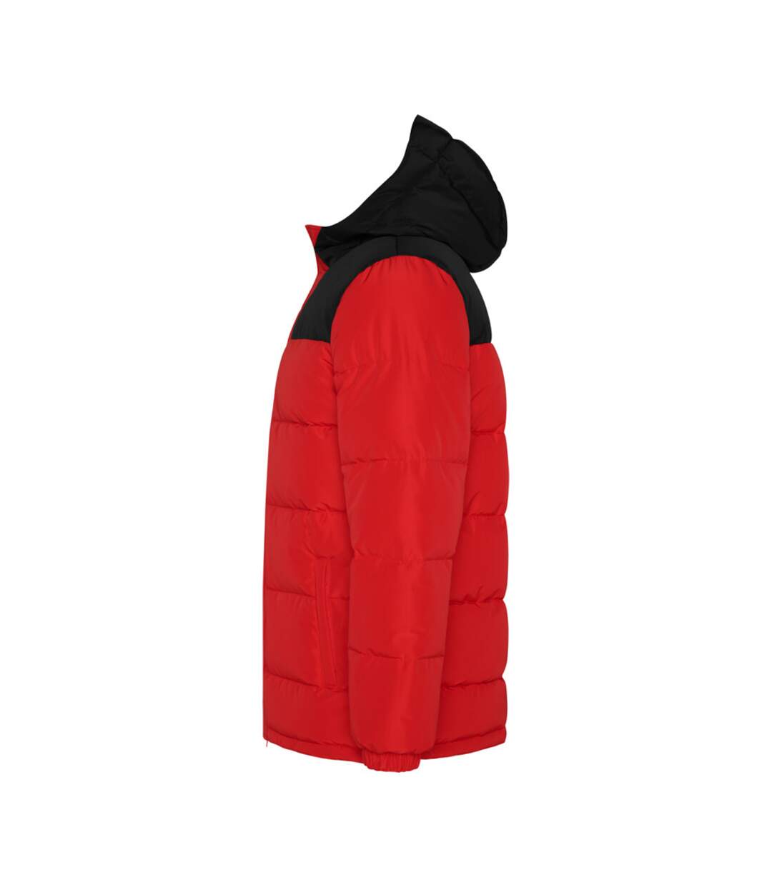 Veste isolée tallin adulte rouge / noir uni Roly-4