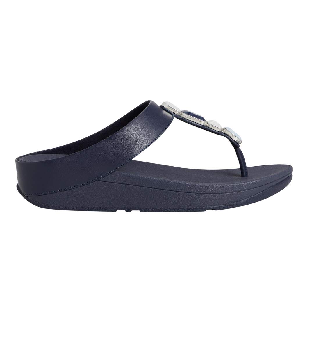 Sandales Motif/style Pierre Fino Femme Bleu Nuit FitFlop-1