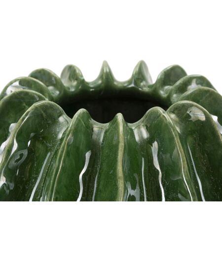 Vase Déco en Céramique Cactus 31cm Vert
