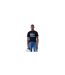 Mens Crocodile Print Regular T-shirt Navy Lacoste-1