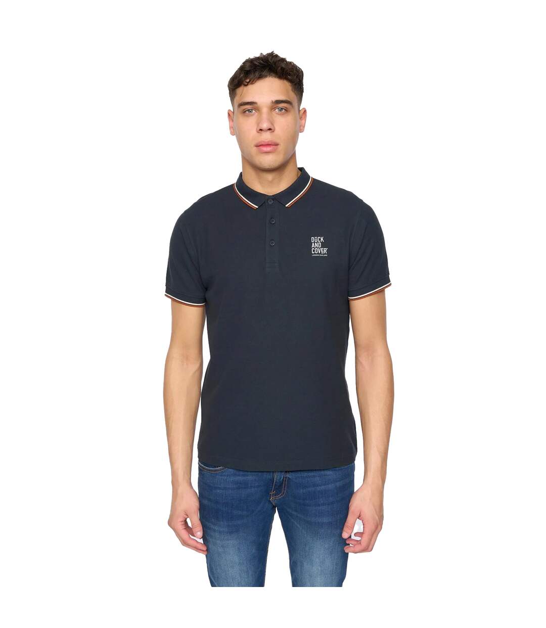 Pack Of 3  Mens Melports Polo Shirt  Multicoloured Duck And Cover-4