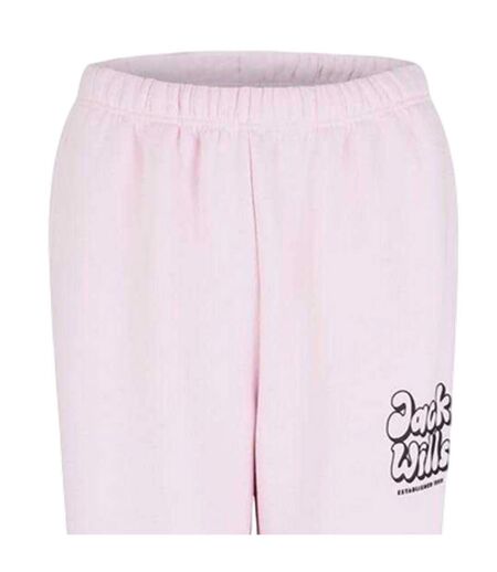 Pantalon De Jogging Motif/style Logo Bubble Femme Rose Jack Wills