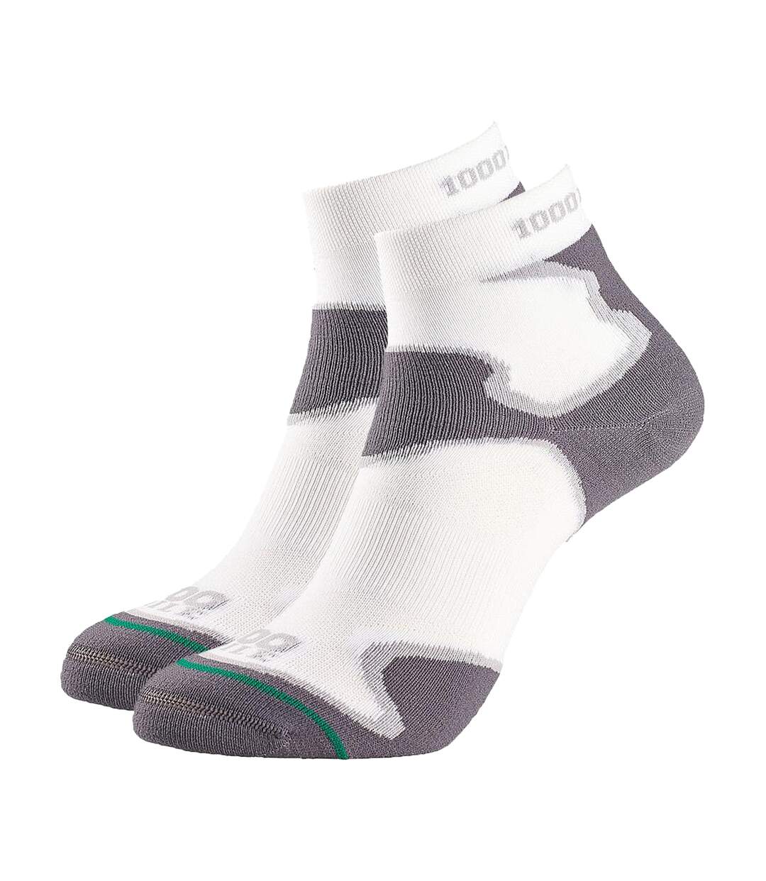 Chaussettes fusion homme blanc / gris 1000 Mile-2