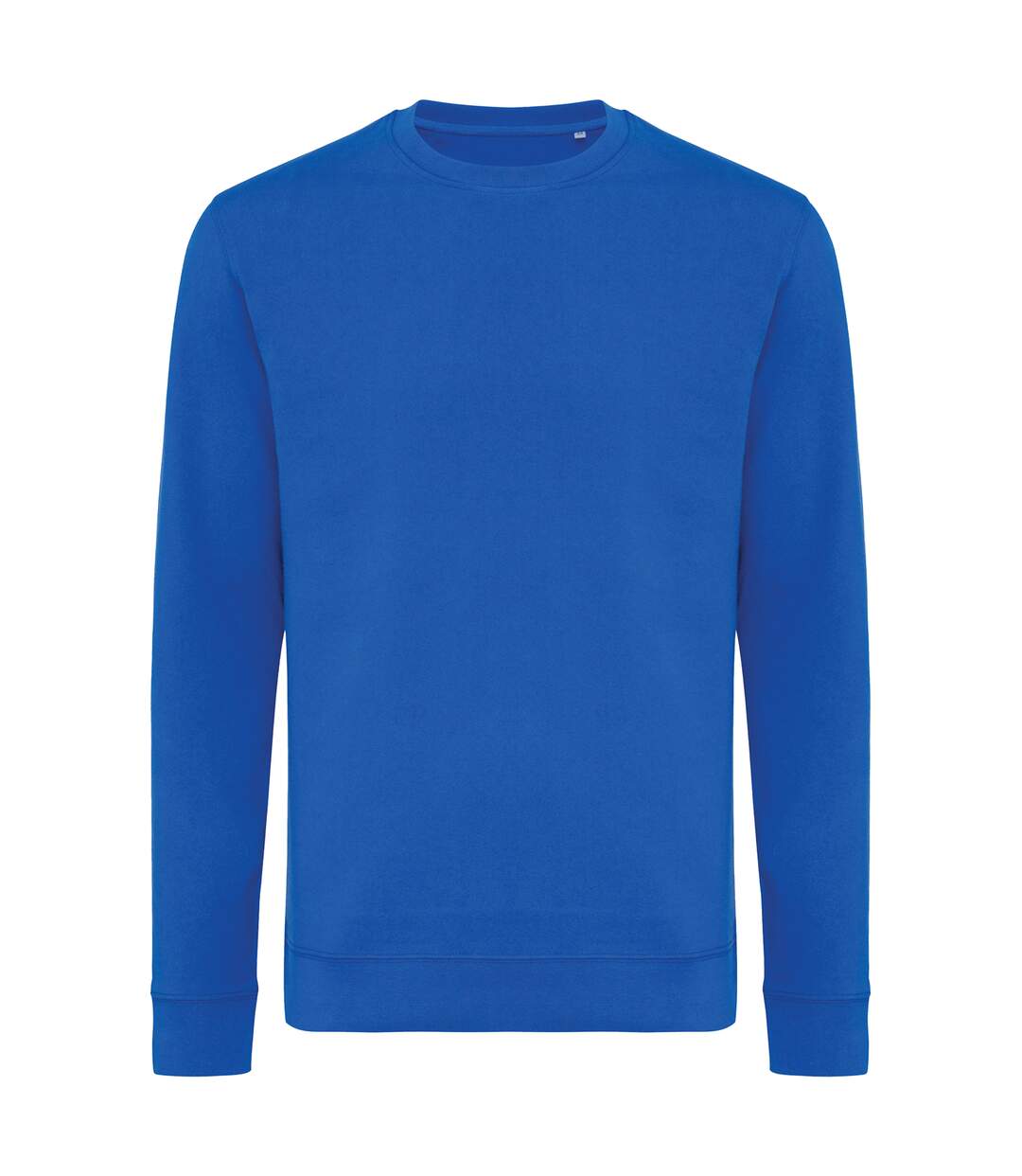 Unisex adult zion recycled cotton crew neck sweatshirt royal blue Iqoniq-1