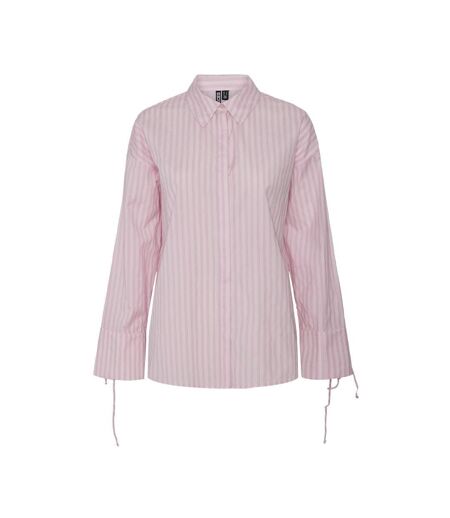 Chemise rose à rayures femme pieces sage