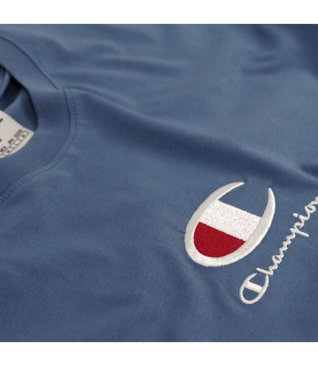 T-shirt Homme Bleu Champion-3