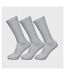 Exceptio Unisex Adult Sports Crew Socks (Pack of 3) (White) - UTRD1961