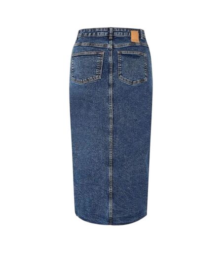 Jupe Droite Femme Bleu Pieces