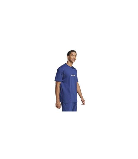T-shirt Motif/style Linéaire Homme Bleu Marine Adidas