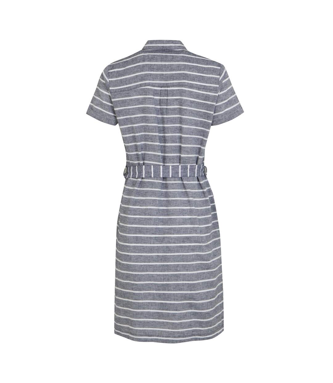 Womens/ladies Rema Striped Shirt Dress Navy White Regatta-3