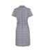 Womens/ladies Rema Striped Shirt Dress Navy White Regatta-3