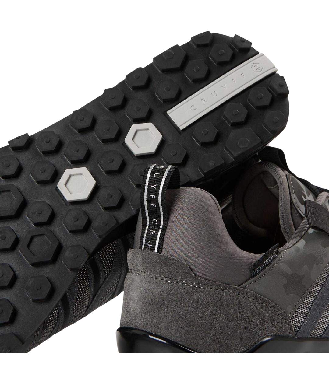 Mens Fearia Hex-tech Trainers Grey Black Cruyff-4