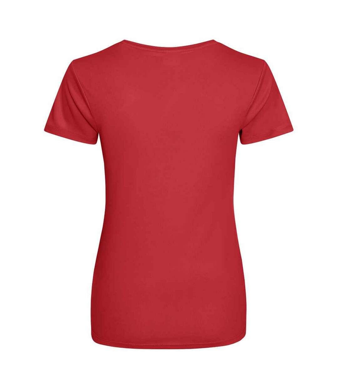 T-shirt de sport femme rouge feu AWDis