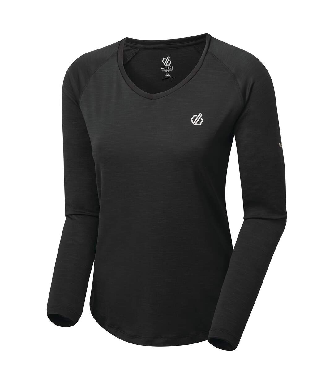 T-shirt De Sport Discern Femme Noir Dare 2B-4