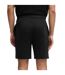 Mens Waffle Relaxed Fit Shorts Black Boss-2