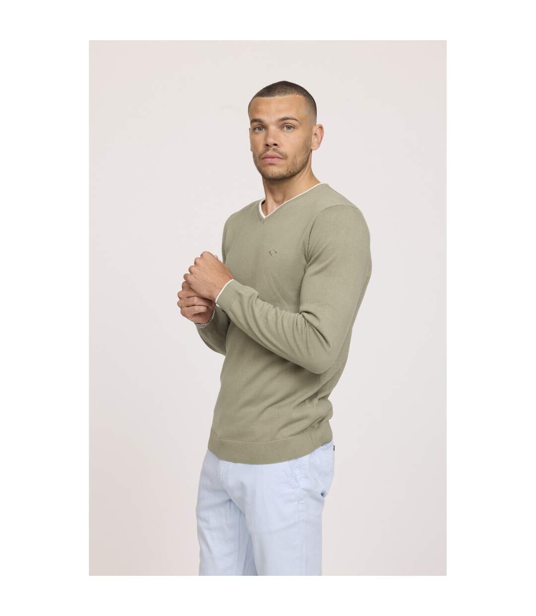 Pull manches longues coton regular CIRAKO-4