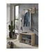 Patère Murale Design Remo 107cm Naturel-2