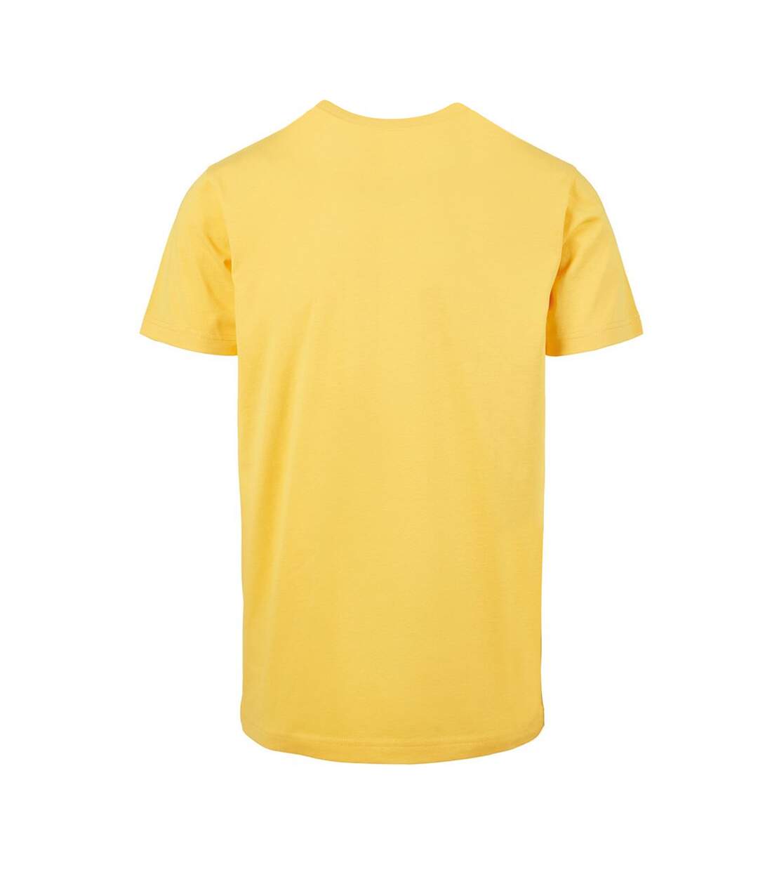 T-shirt à col rond homme jaune Build your Brand