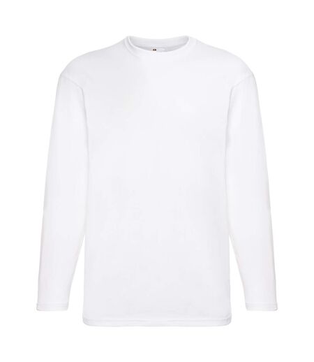 Mens Value Long Sleeve Casual T-Shirt (Snow) - UTBC3902