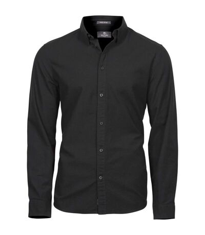 Tee Jays Mens Urban Long Sleeve Oxford Shirt (Black) - UTPC3486