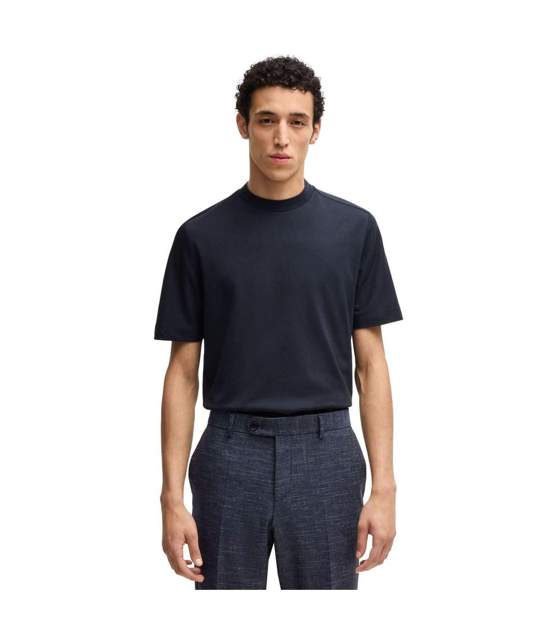 T-shirt P-thompson Homme Bleu Foncé Boss-1