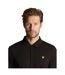 Polo Manches Longues Motif/style Logo Brodé Homme Noir Lyle & Scott-4